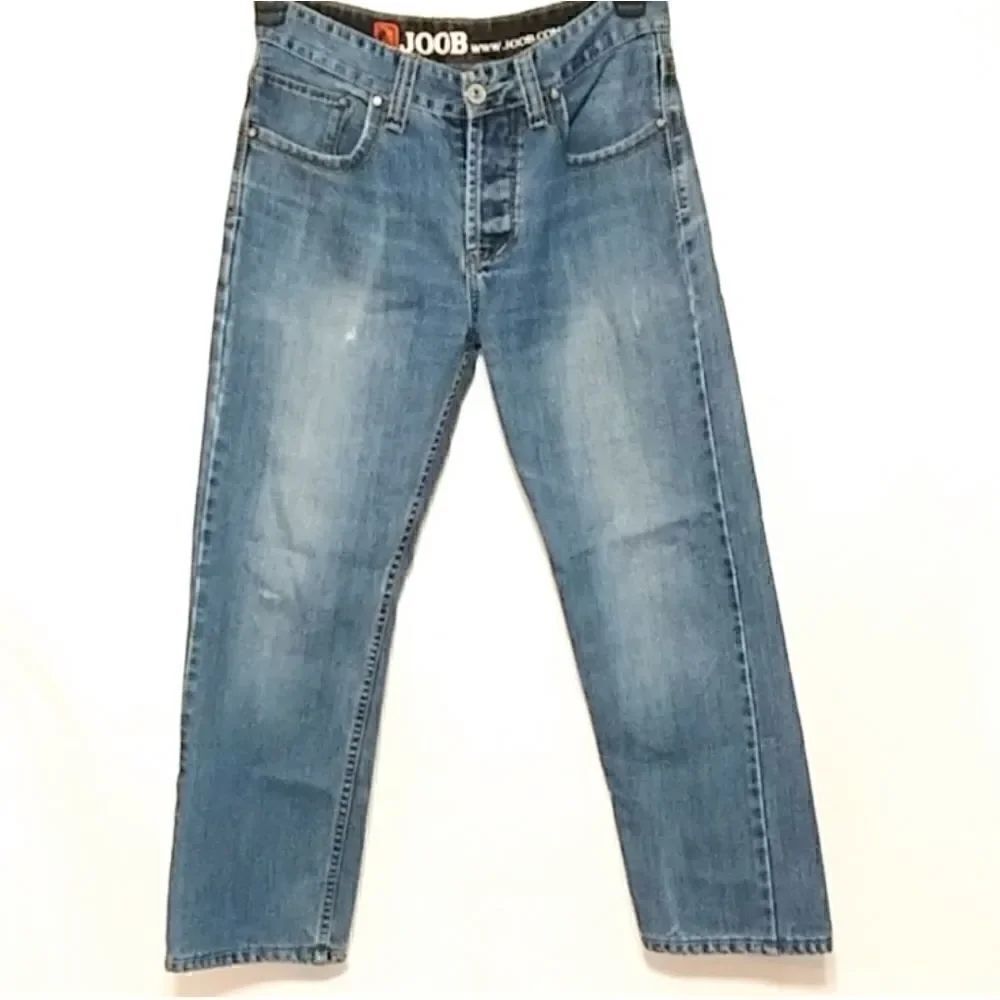Joob Cropped Jeans sz 30" waist light distressed